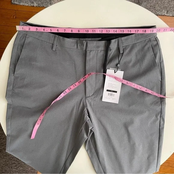Ministry of Supply Men’s Kinetic Pant Gray 40x36 Tall New Tapered Fit